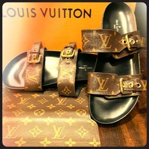 Louis Vuitton Monogram Born Dia Mule Sandals
